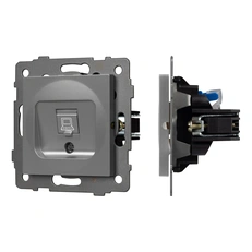 Изображение Механизм компьютерной розетки SCT-MPC1-PL-GR-V (RJ-45, CAT6) (Arlight, -)